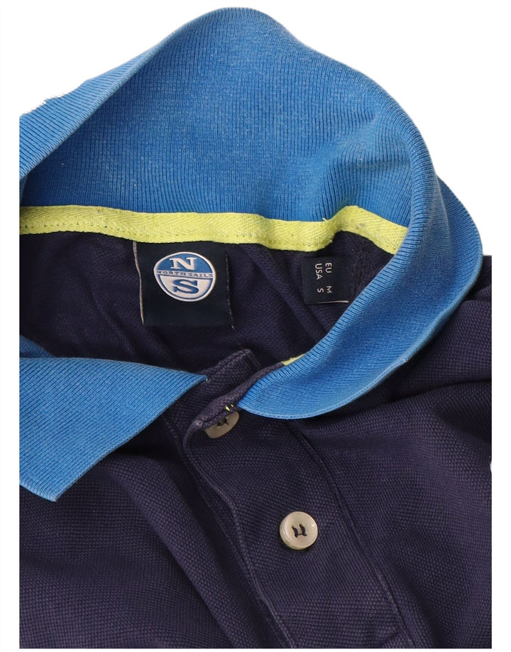 North Sails Polo Homme Petit Bleu Marine Colorblock