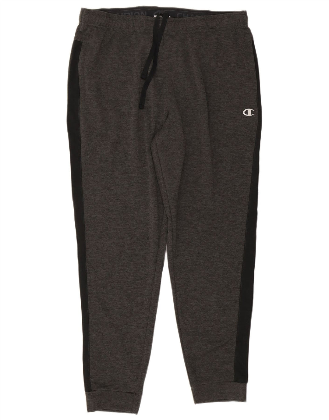 CHAMPION Pantalon de survêtement pour homme Pantalon de jogging XL Gris Colorblock Polyester