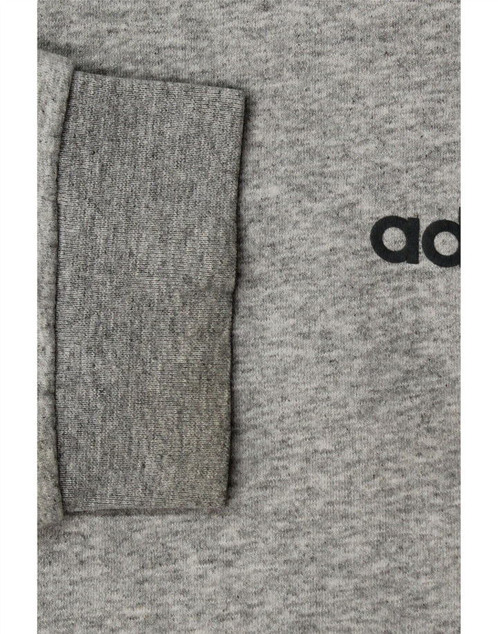 ADIDAS Sweat-shirt graphique pour hommes, grand coton gris