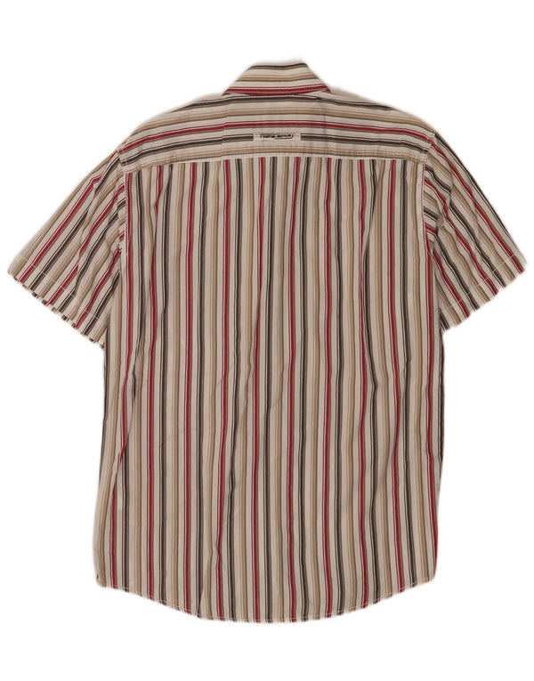Chemise à Manches Courtes Homme Camel Active Rayé Multicolore Moyen