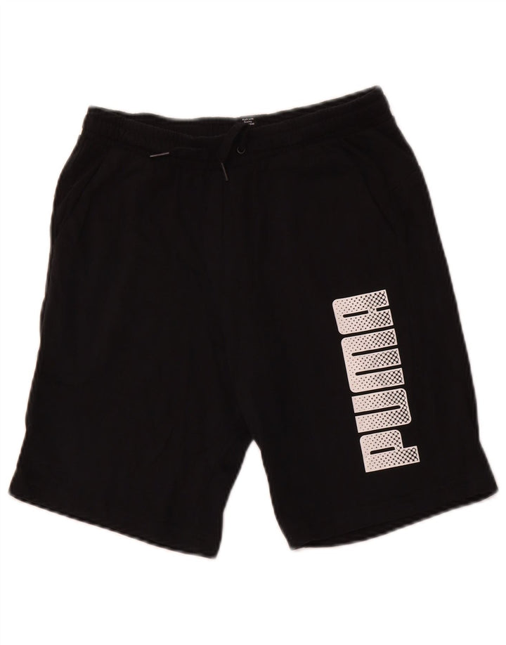 PUMA Short de sport graphique garçon 11-12 ans noir