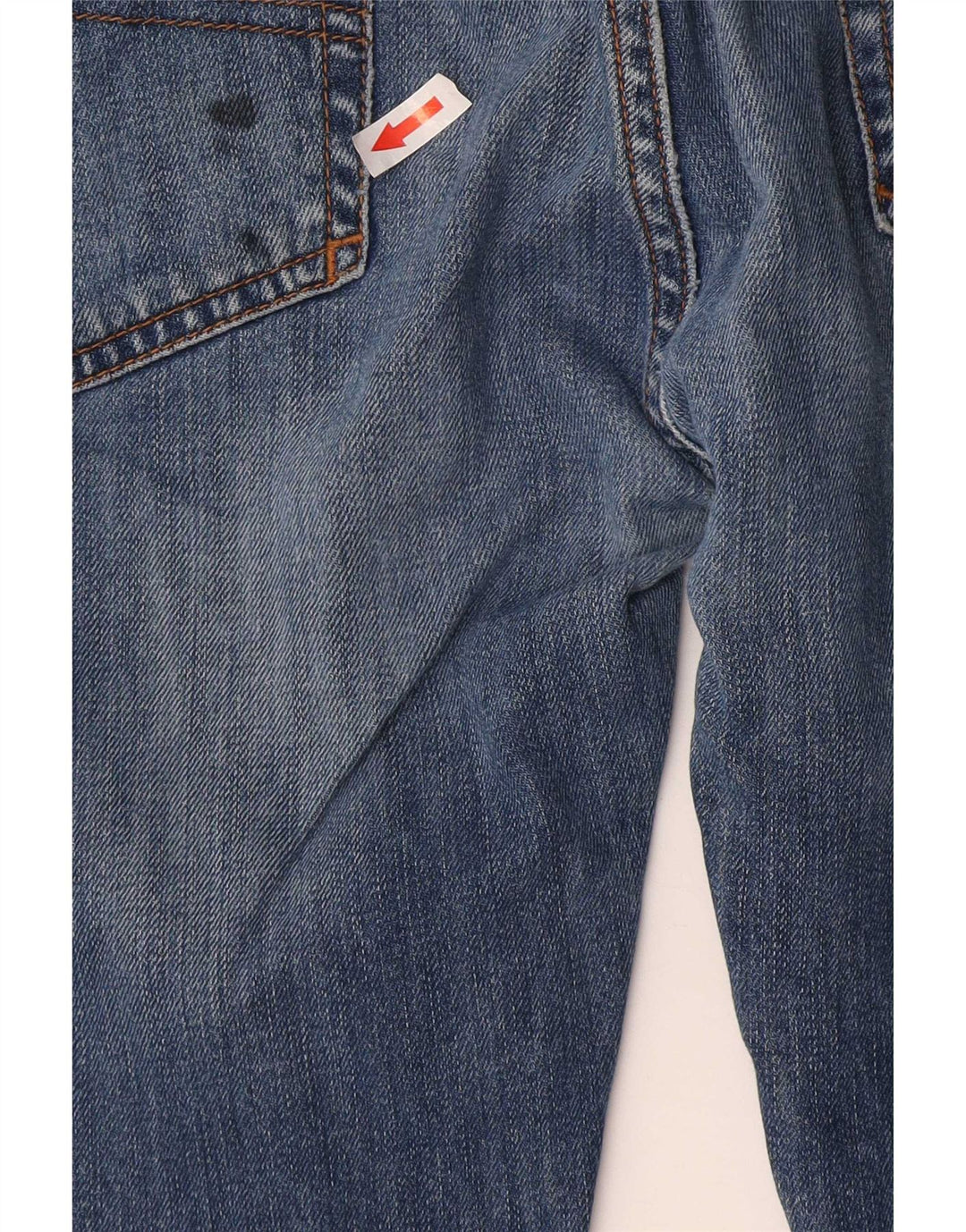 Armani Homme J45 Regular Jean Droit W38 L34 Bleu Coton