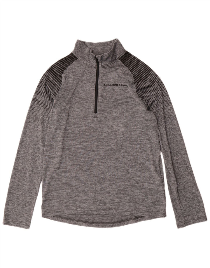 UNDER ARMOUR Haut de survêtement pull pour garçon 11-12 ans Grandes rayures grises