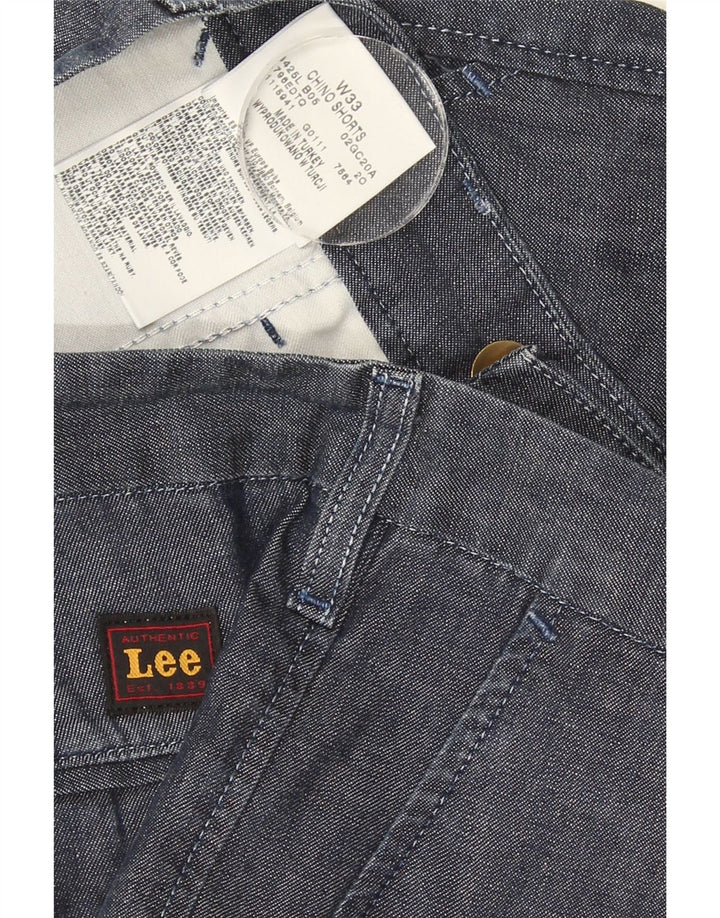 Lee Short Chino Homme W33 Bleu Marine Moyen Coton