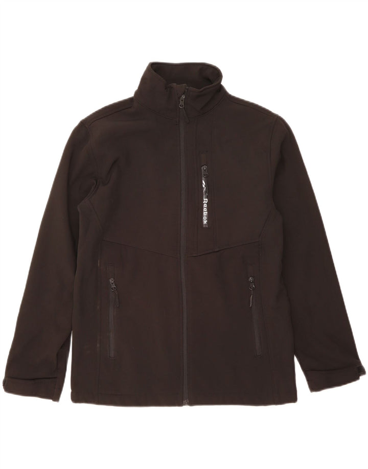 Reebok Veste coupe-vent pour garçon 14-15 ans Grand Noir