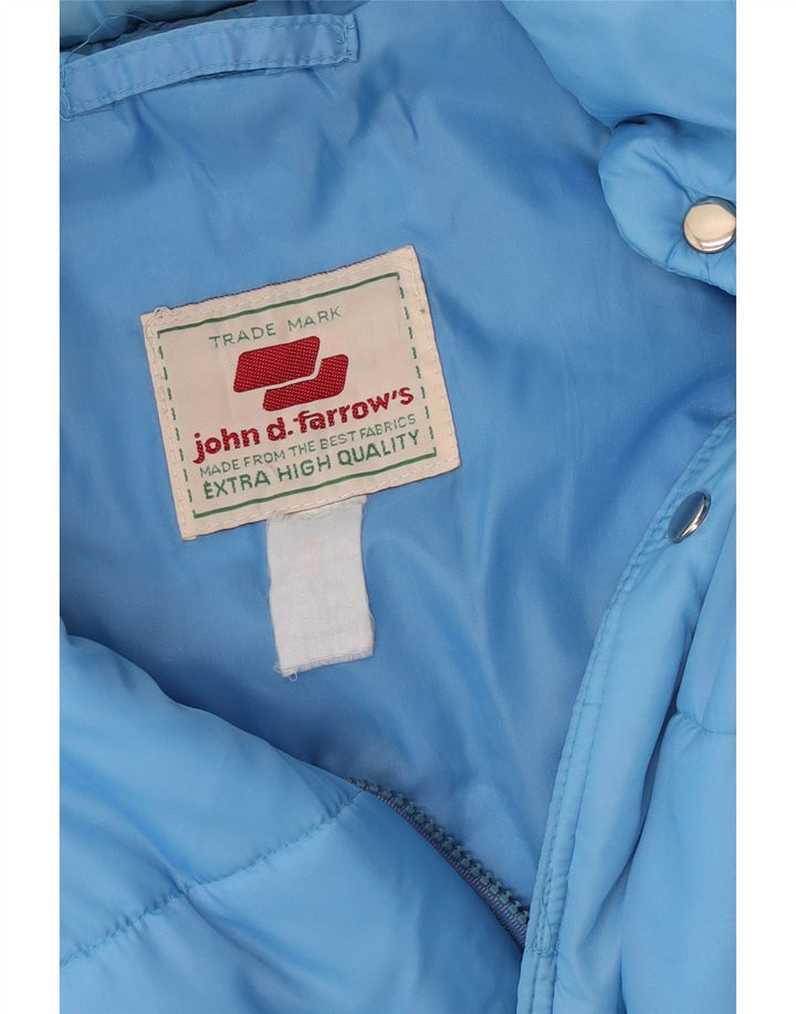 veste rembourrée homme vintage UK 40 Grand Bleu