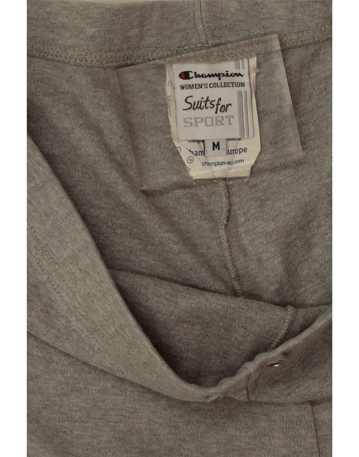 Champion Pantalon De Survêtement Femme UK 12 Coton Gris Moyen