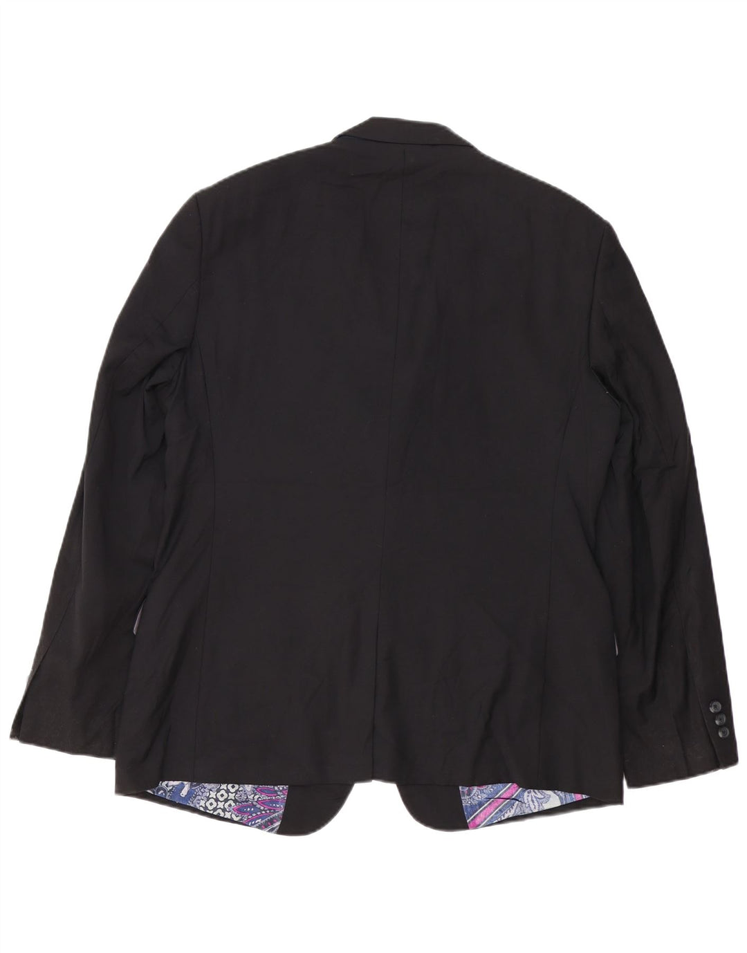 TED BAKER Veste blazer à 2 boutons pour homme UK 42 XL Laine noire