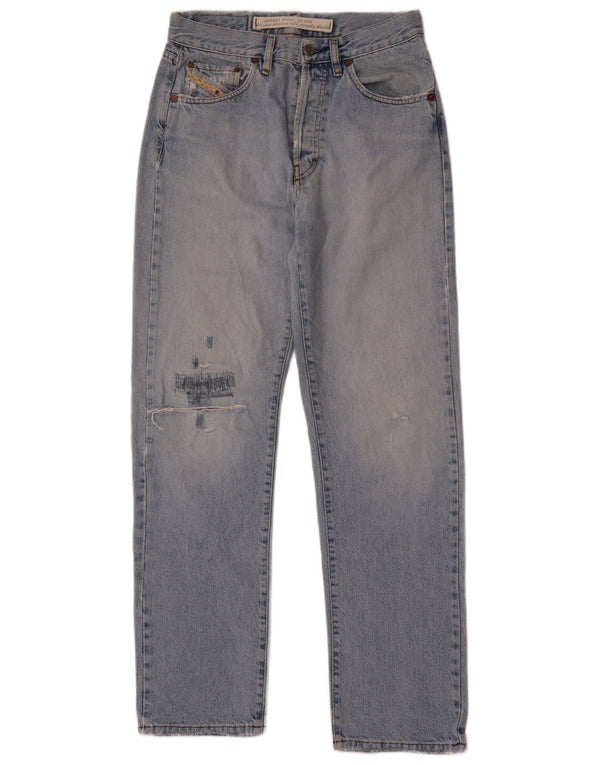 Diesel Jean droit vieilli W32 L32 en coton bleu pour homme