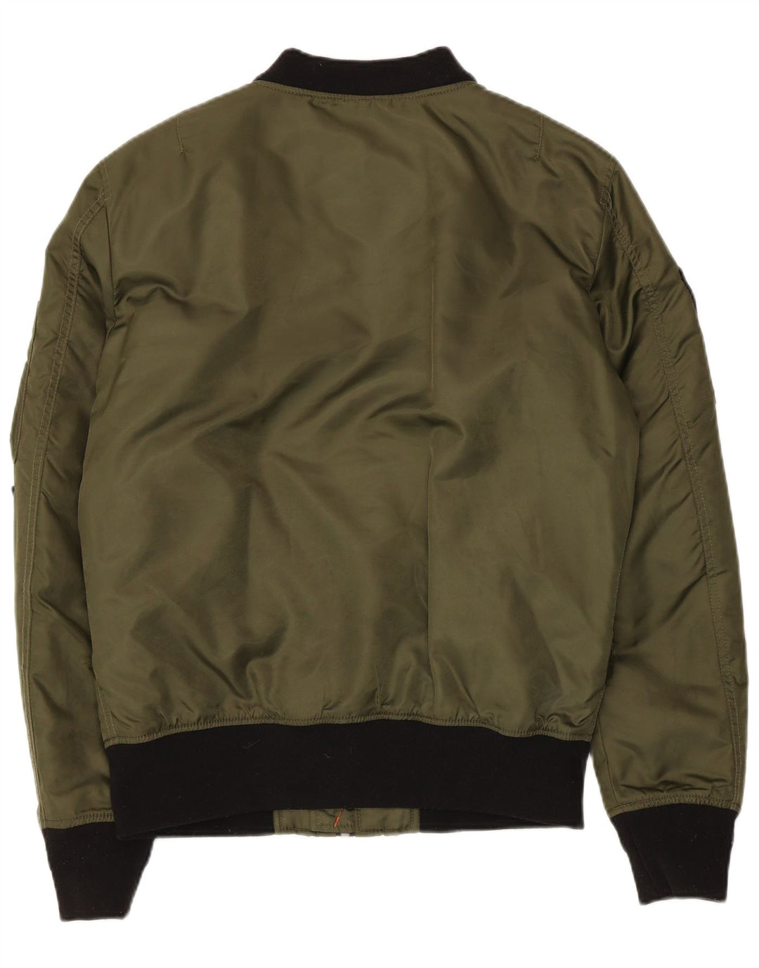 Superdry Veste Bomber Militaire Homme UK 38 Medium Kaki Nylon