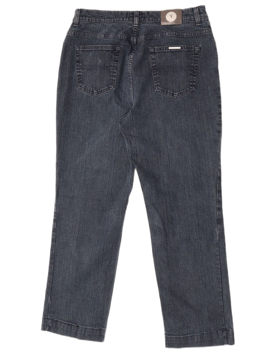 Trussardi Jean Droit W33 L27 Bleu Coton Homme