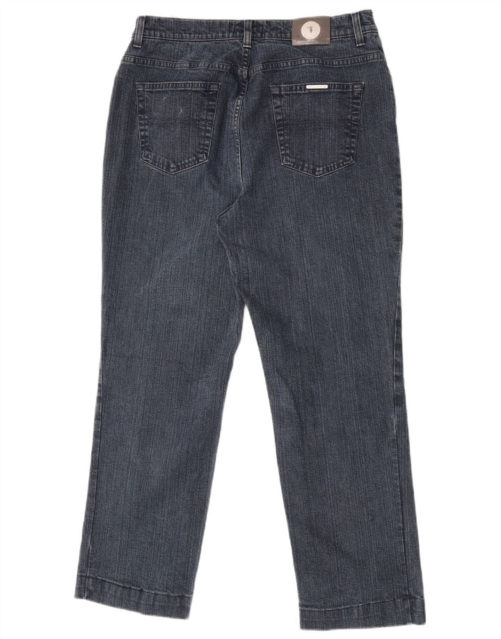 Trussardi Jean Droit W33 L27 Bleu Coton Homme