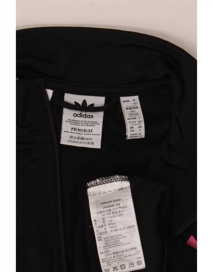 Veste de survêtement Adidas Garçon 9-10 ans Noir Polyester