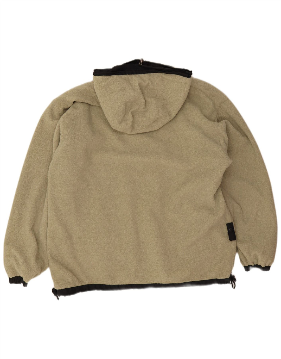 Kappa Veste coupe-vent réversible à capuche pour homme UK 36 Small Noir Polyester