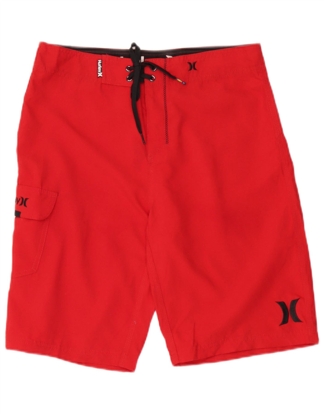 Hurley Short de Bain Homme Rouge Moyen Polyester
