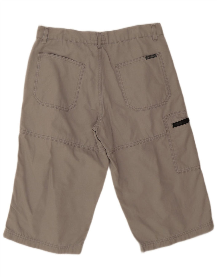 Tom Tompson Short Cargo Homme Moyen W30 Gris Coton