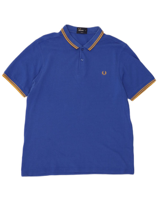 Fred Perry Polo Slim Fit Homme Bleu Coton XL