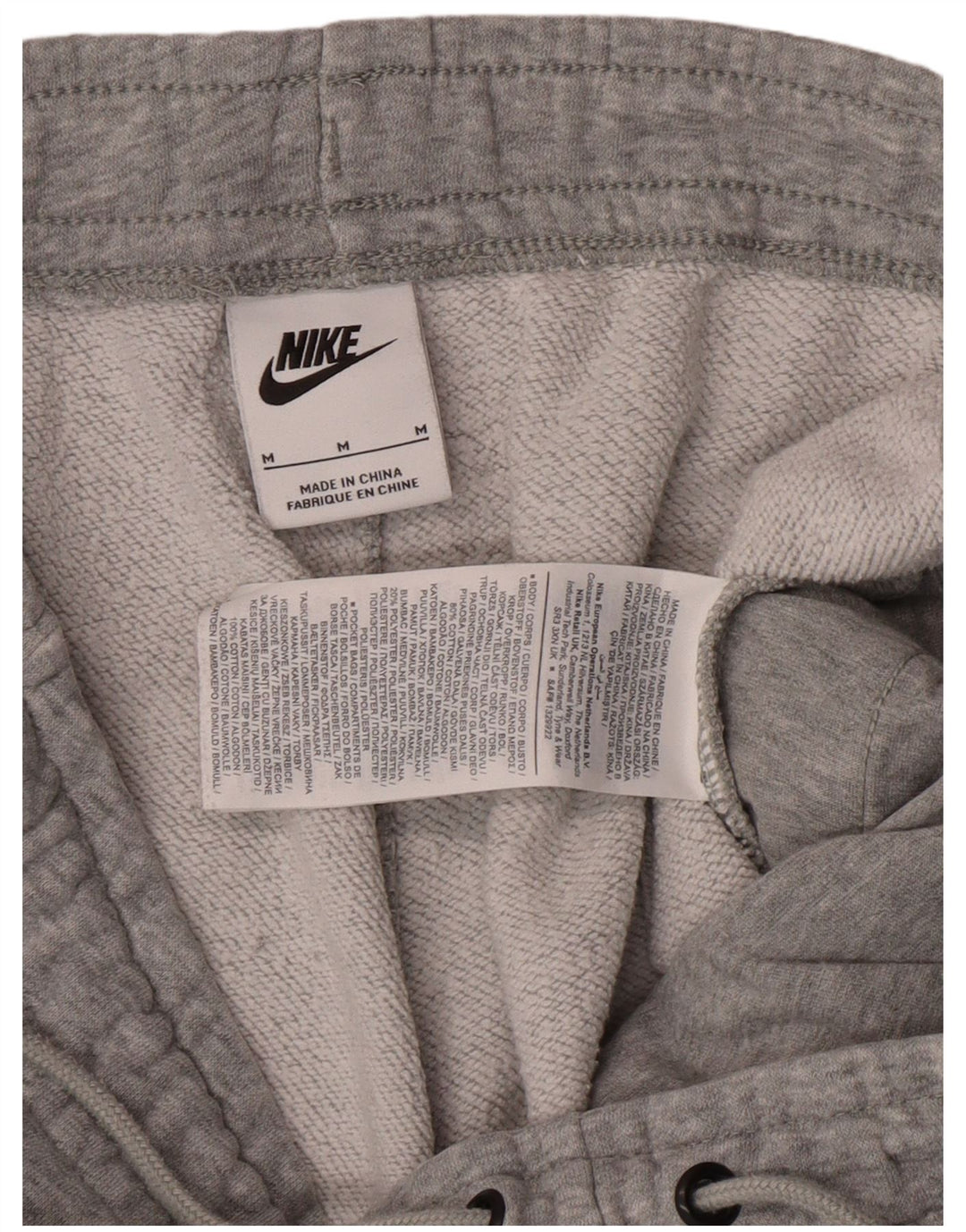 NIKE Pantalon de survêtement pour femme Joggers UK 14 Coton gris moyen