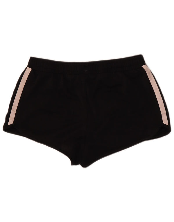 Adidas Short de sport pour femme UK 14 LMedium Noir Polyester