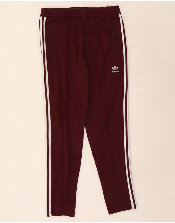 Adidas Pantalon de survêtement pour homme en coton bordeaux moyen