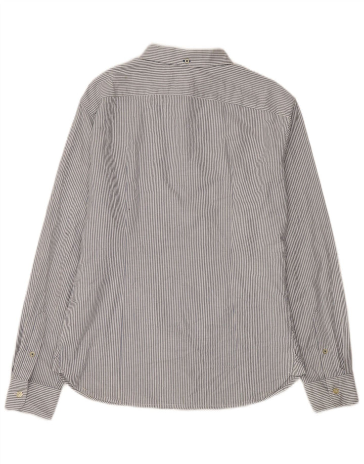 Dockers Chemise Homme Large Bleu Rayure Coton