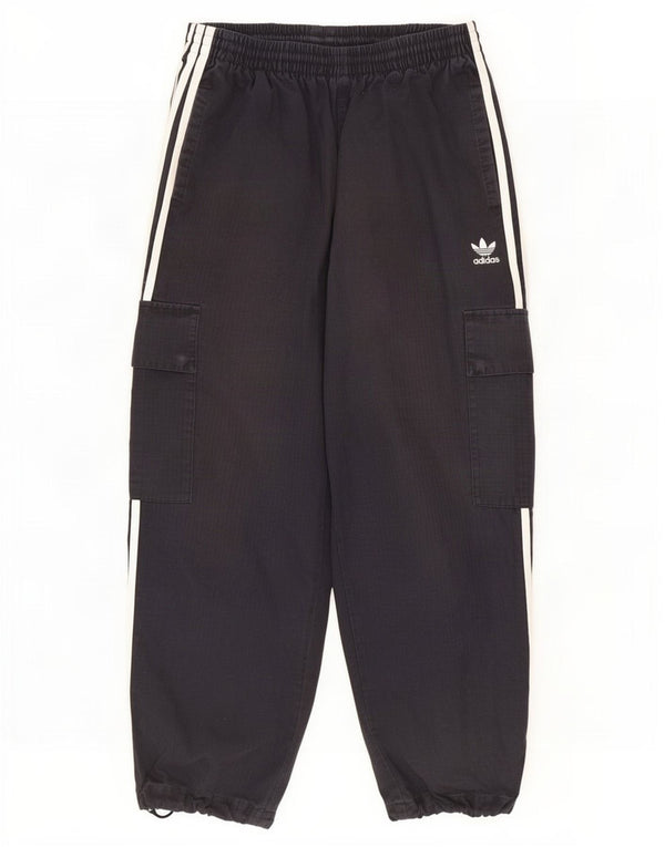 Adidas Pantalon cargo coupe ample pour homme Medium W32 L27 Noir Coton