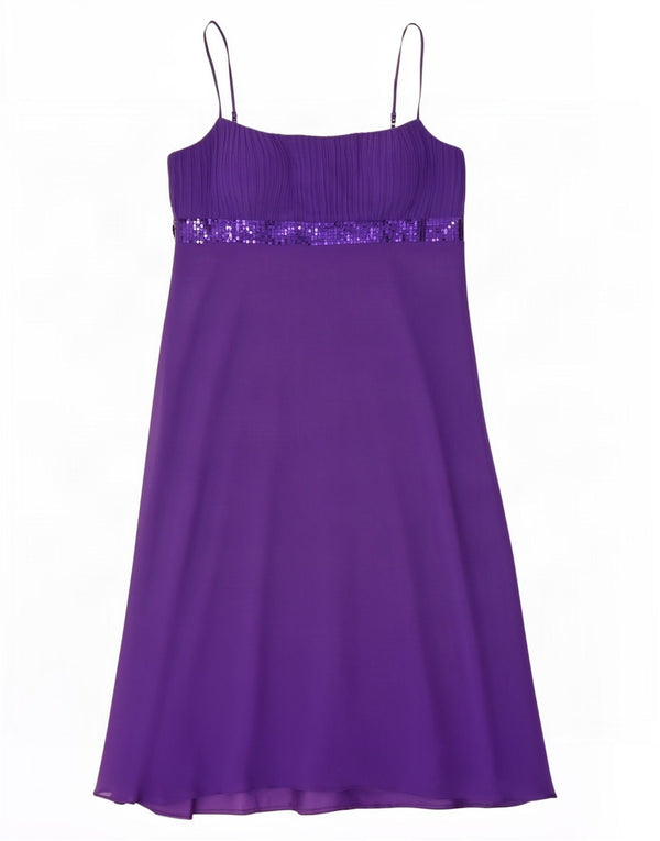 Debut Robe longue sans manches pour femme UK 16 Large Violet