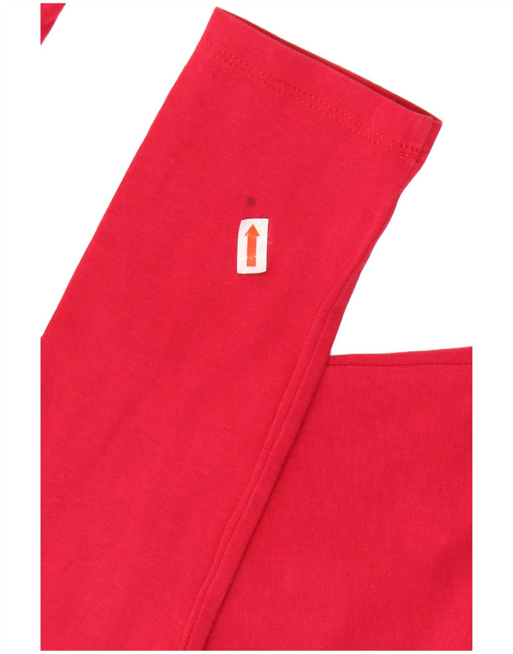 GUESS Haut graphique à manches longues pour filles 11-12 ans Rouge Coton