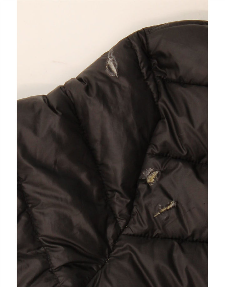 Champion Veste matelassée à capuche pour garçon 11-12 ans Large Noir Polyester