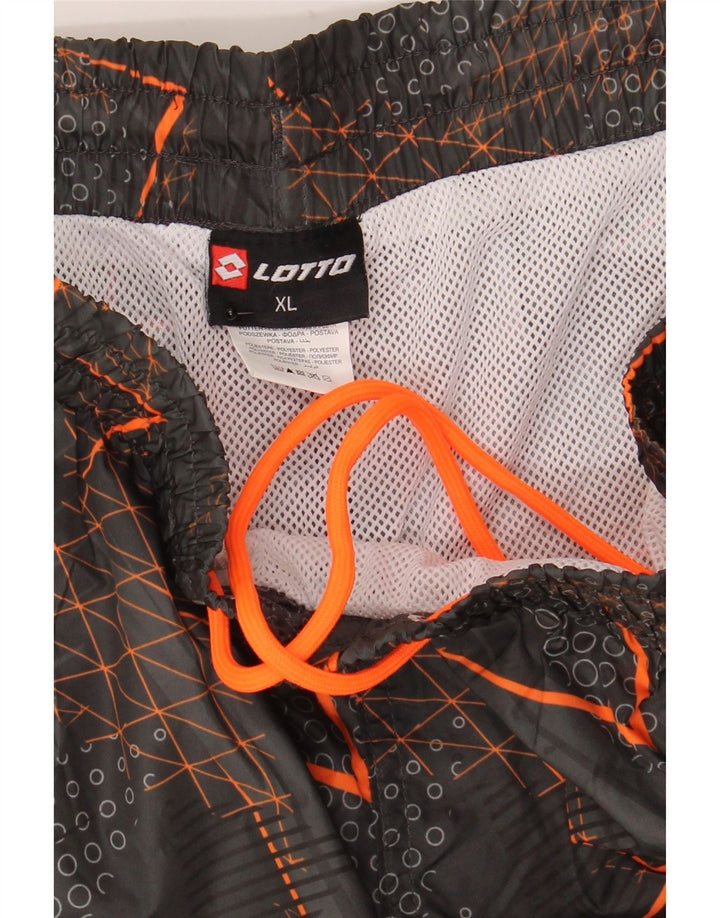 Lotto Short de Bain Homme XL Gris Géométrique Polyester