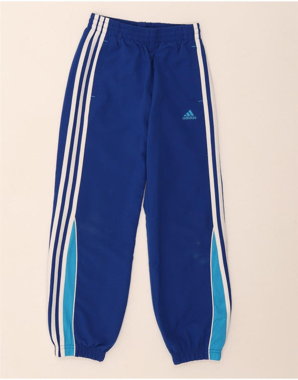 Adidas Pantalon de Survêtement Garçon Joggers 9-10 Ans Bleu Colorblock