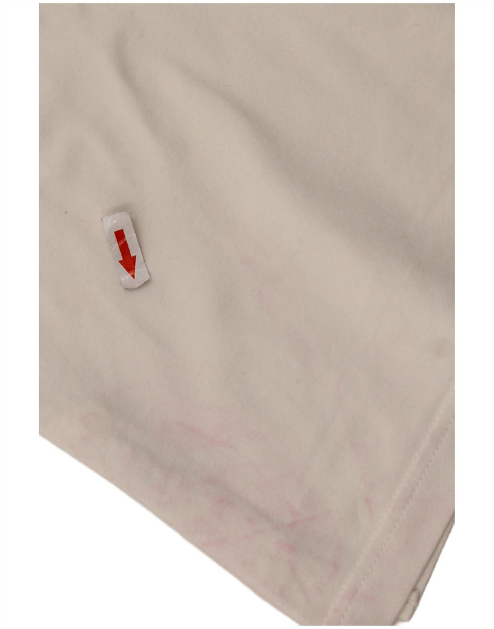 Nike Polo court pour femme UK 10/12 Blanc moyen