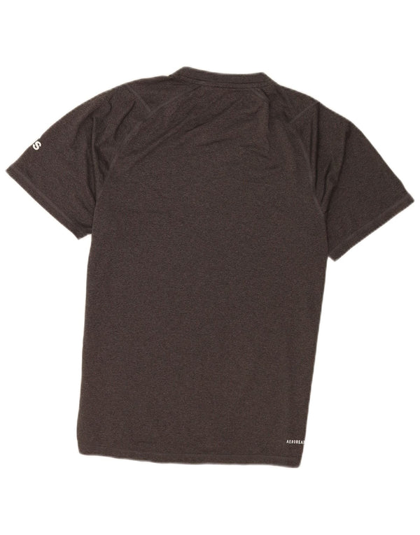 Adidas Hommes Aeroready T-Shirt Haut Petit Gris Polyester