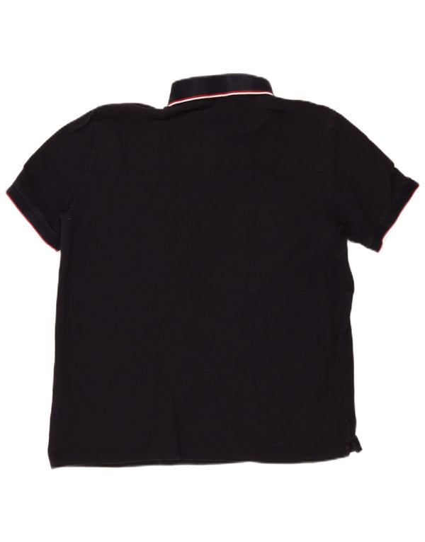 Armani Exchange Polo Homme XL Coton Rayé Noir