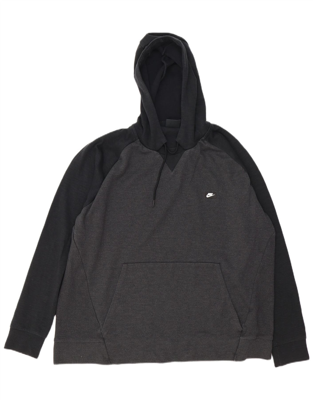 NIKE Pull à capuche pour homme 2XL en coton color block gris
