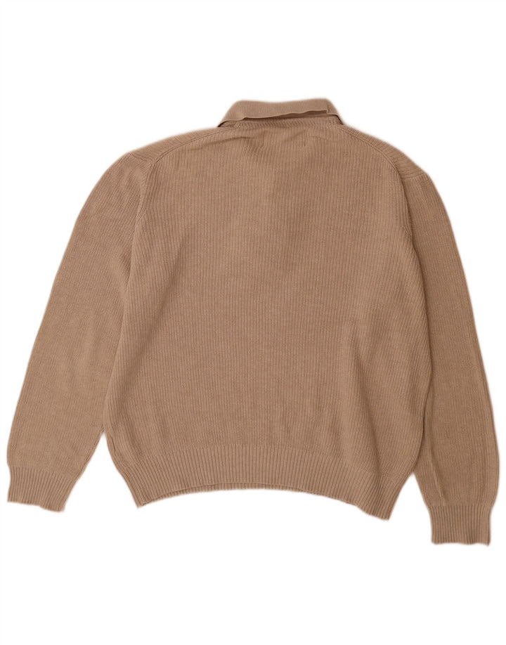 Marks & Spencer Pull à col polo Blue Harbour pour homme, grand beige