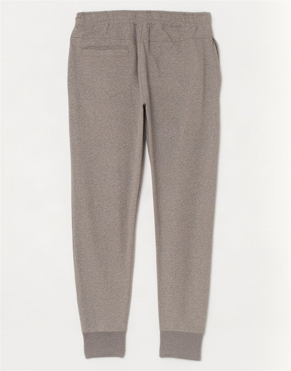 Zara Pantalon De Survêtement Homme Joggers Large Gris Moucheté Coton