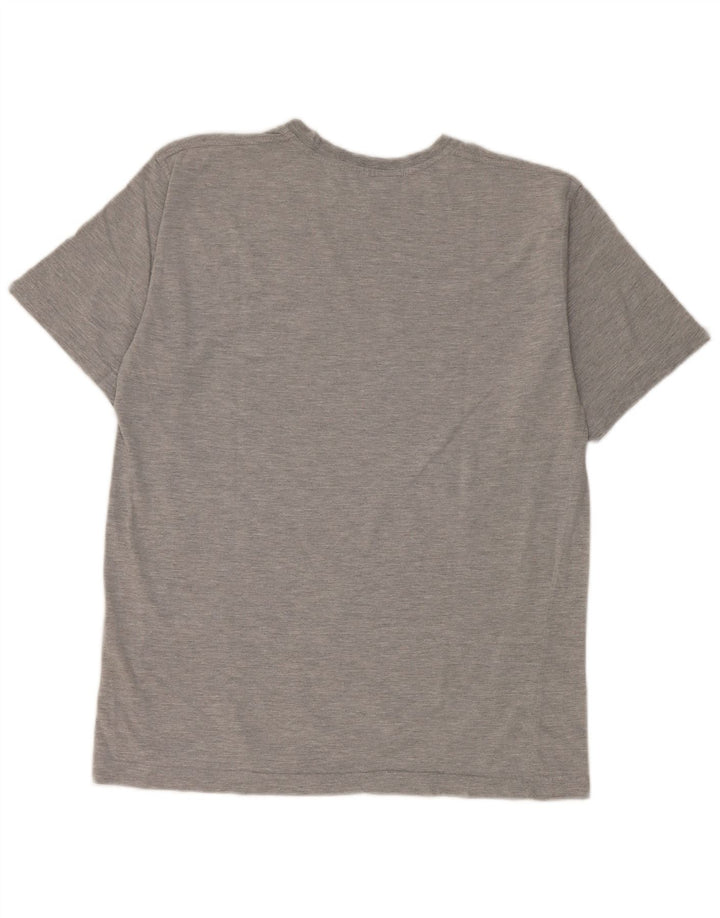 Fila T-Shirt Homme Top IT 50 Gris Moyen Coton