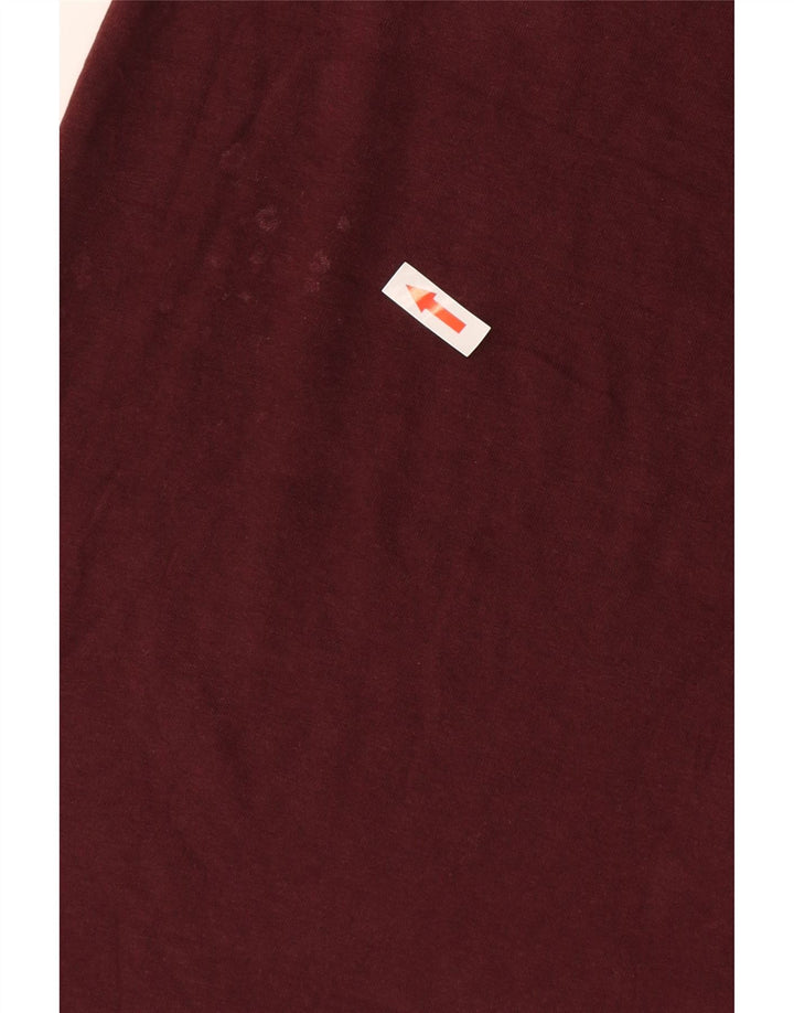 French Connection T-Shirt Homme Coton Bordeaux Moyen
