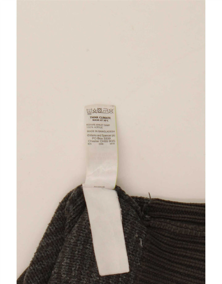 Marks & Spencer Pull Cardigan Homme XL Gris Acrylique