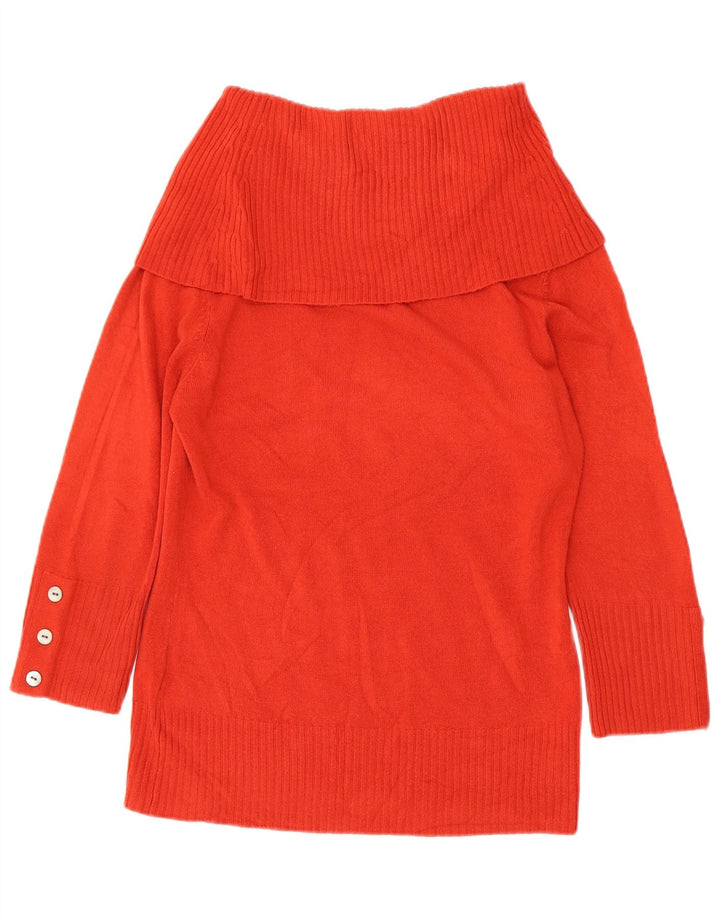 Per Una Pull col roulé pour femme UK 14 Acrylique orange moyen