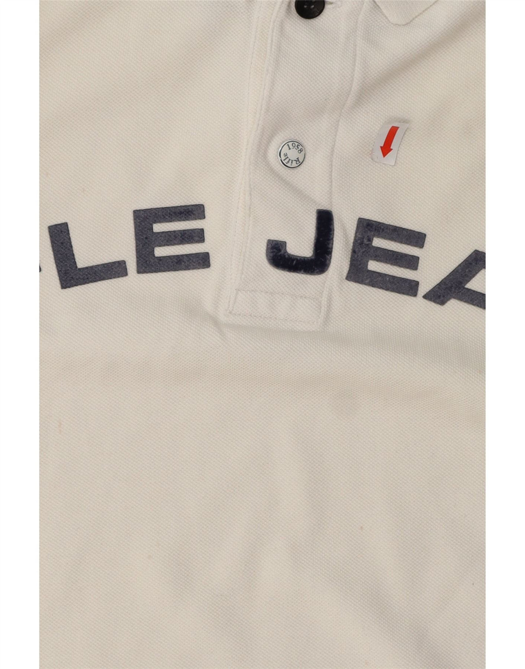 RIFLE Polo Graphique Homme XL Blanc Coton
