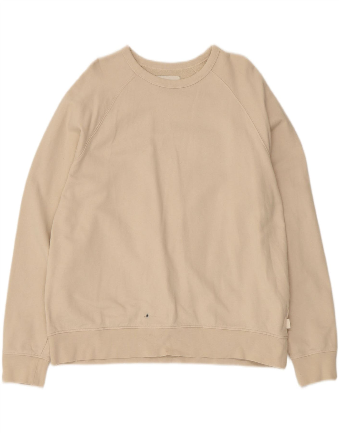 Marks & Spencer Sweat-shirt pour femme UK 16 Large Beige Coton