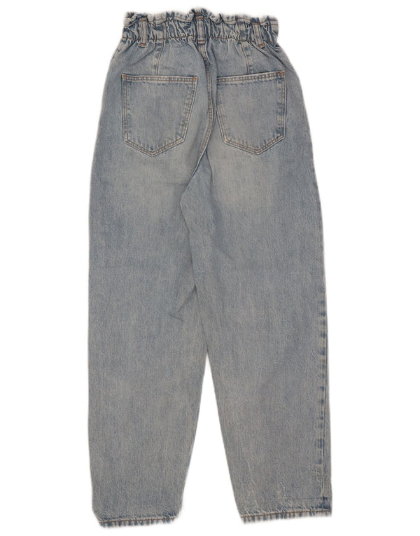 Zara Jean fuselé taille haute fille 13-14 ans W25 L24 Bleu Coton