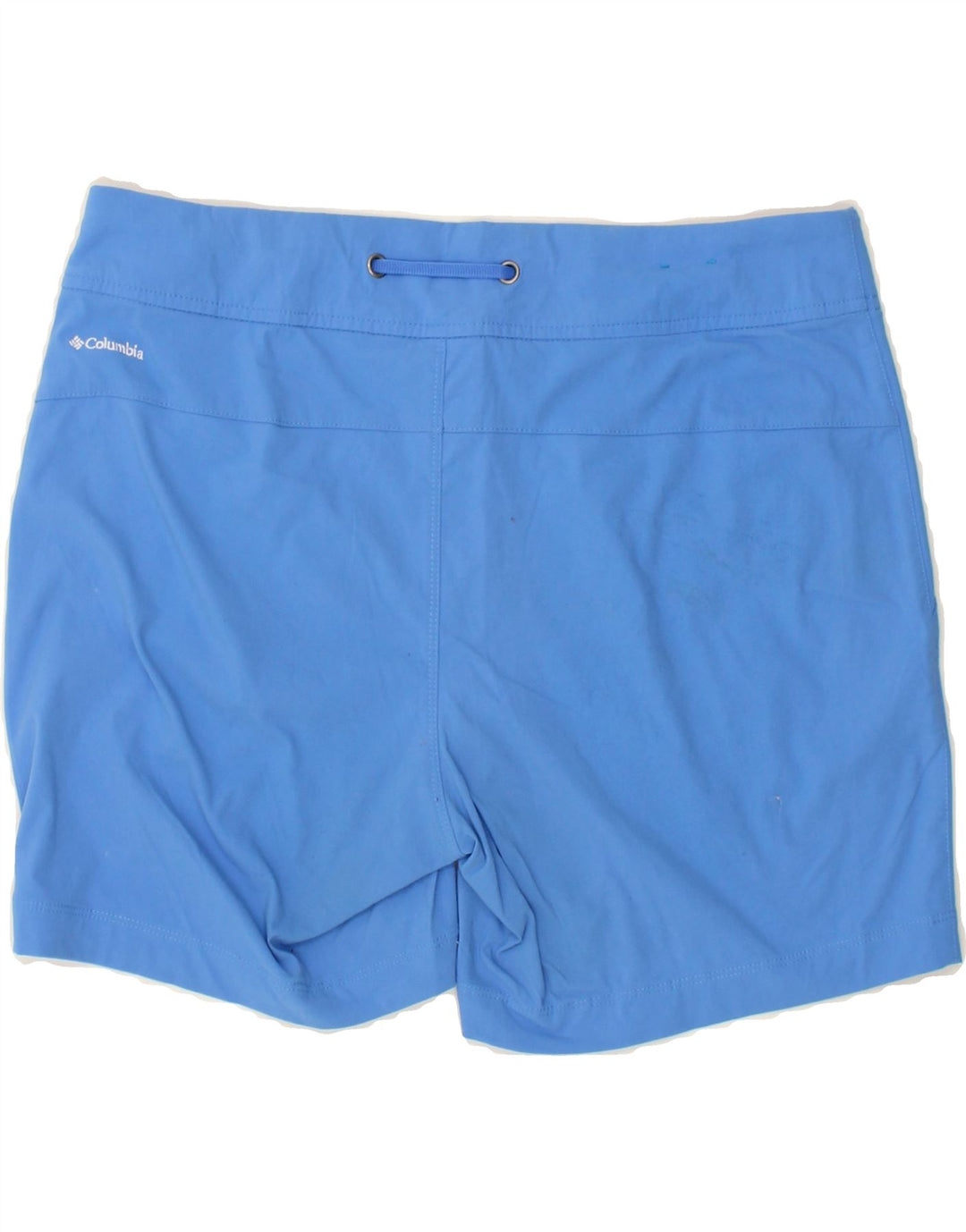 COLUMBIA Womens Omni-Shield Chino Shorts US 8 Medium W30  Blue Nylon Vintage Columbia and Second-Hand Columbia from Messina Hembry 