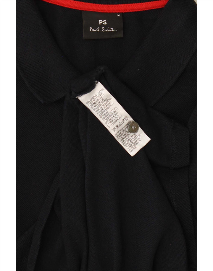 Paul Smith Polo à Manches Longues Homme Bleu Marine Moyen Coton