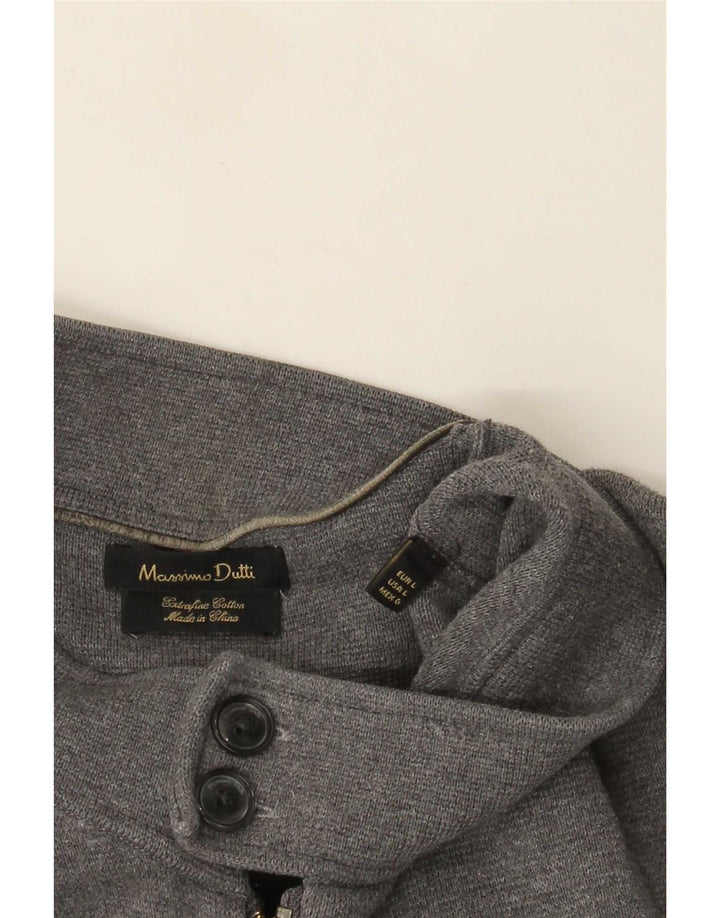 Massimo Dutti Cardigan pour femme UK 16 Large Gris