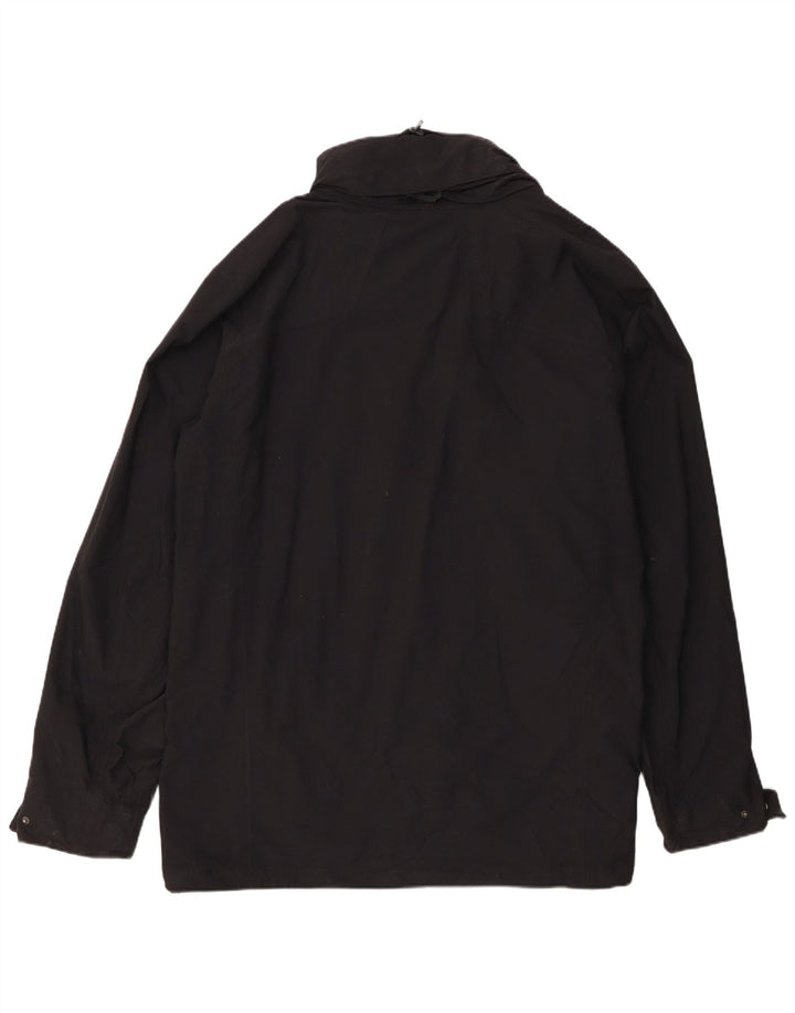 Jack Wolfskin Veste coupe-vent pour homme UK 50 3XL Noir Polyamide