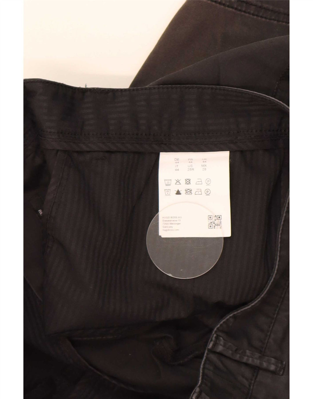 Hugo Boss Short Chino Homme W28 Petit Coton Noir