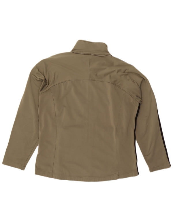 Asics Veste de Survêtement Homme Kaki Moyen Polyester